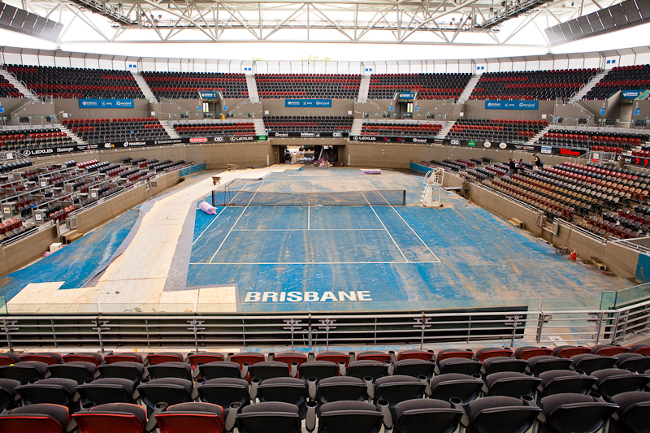 Queensland Tennis Centre, Brisbane, circa 2009