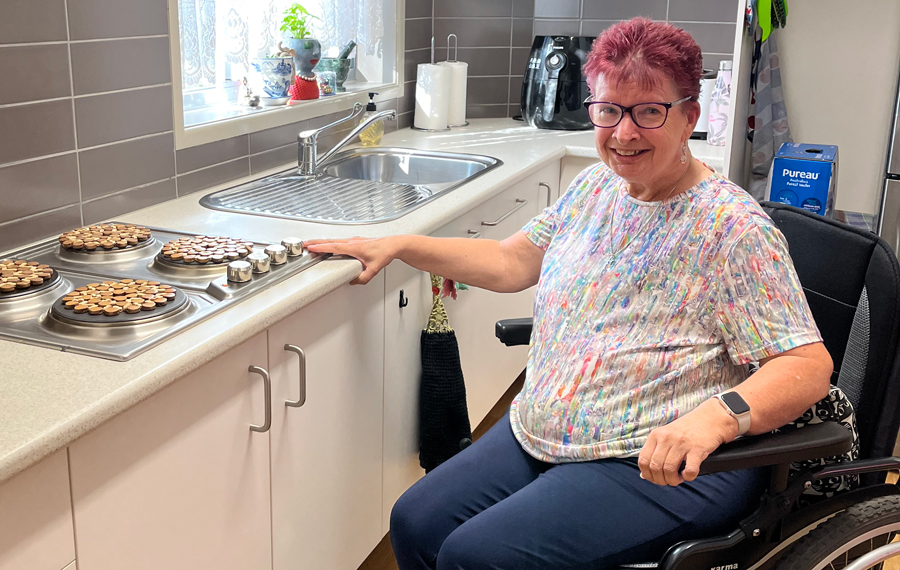 Accessible housing has helped Wilma thrive